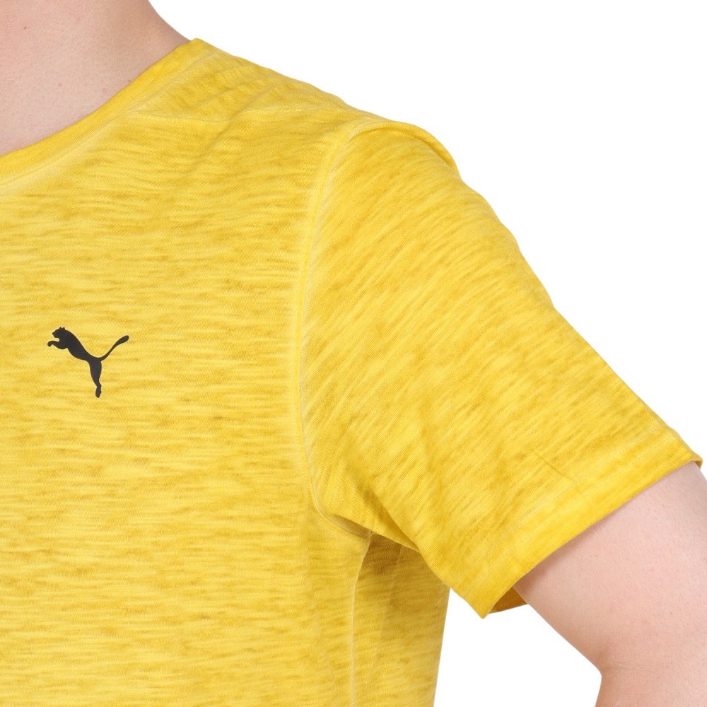 プーマ（PUMA）（メンズ）スタジオ ファンデーション ウォッシュ 半袖Tシャツ 523697 41 YEL