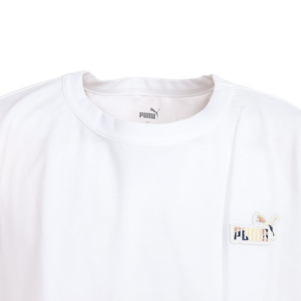プーマ（PUMA）（メンズ）半袖Tシャツ メンズ PTC ピケ 674899 02 WHT