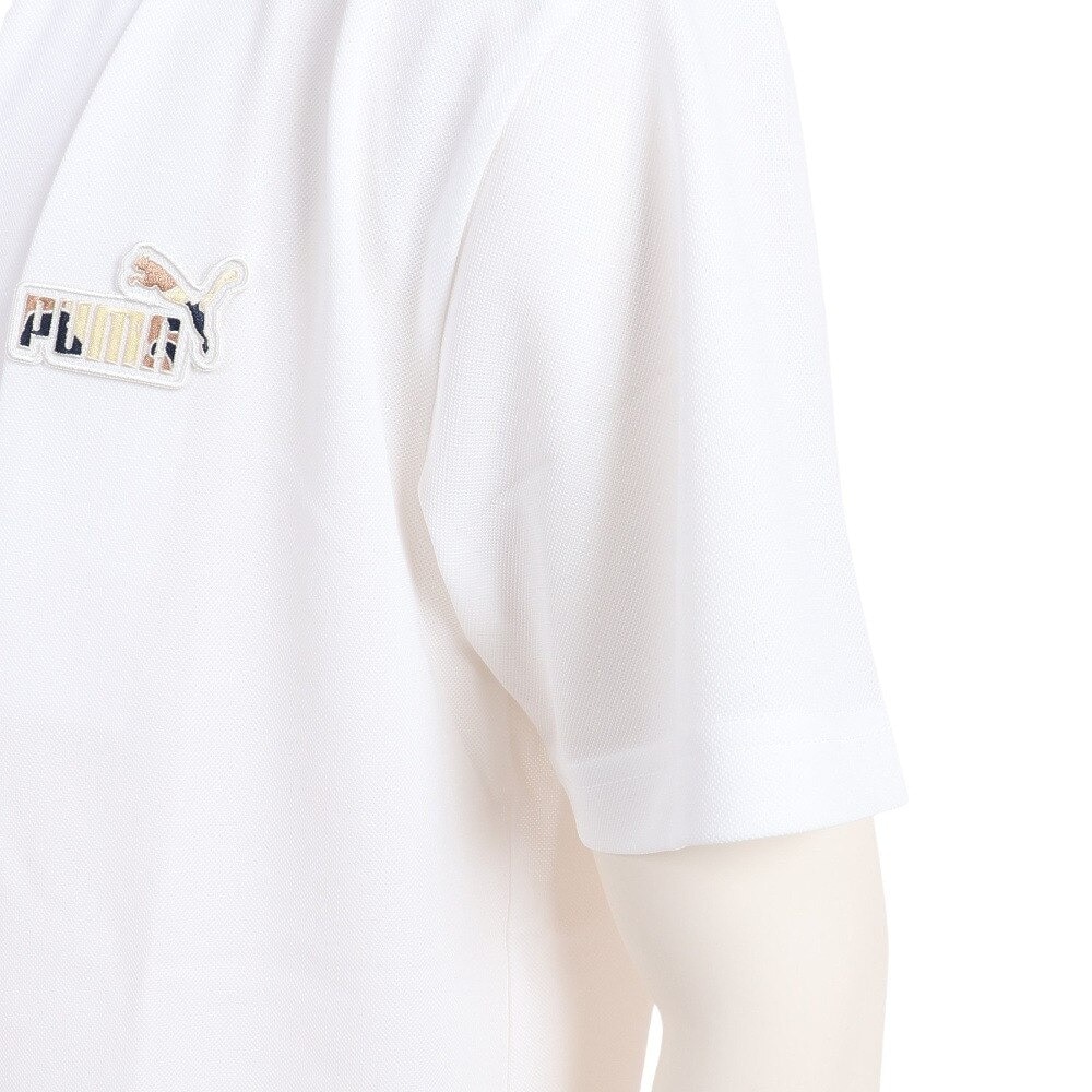 プーマ（PUMA）（メンズ）半袖Tシャツ メンズ PTC ピケ 674899 02 WHT