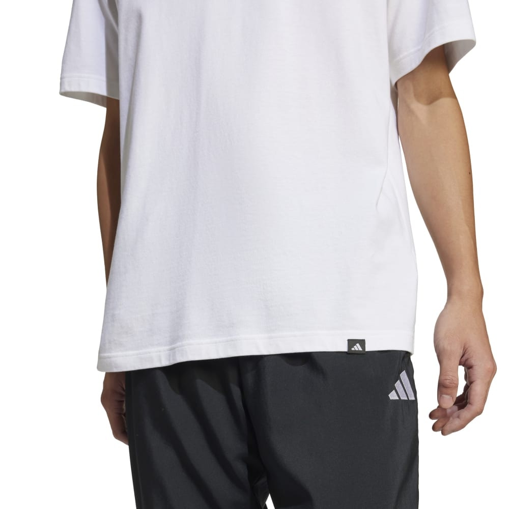 アディダス（adidas）（メンズ）ラウンジ サンダルグラフィック 半袖Tシャツ KPJ77-JJ4002