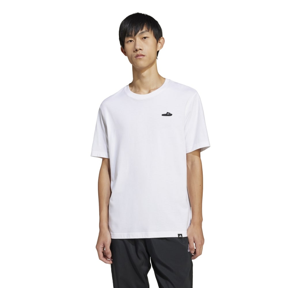 アディダス（adidas）（メンズ）ラウンジ サンダルグラフィック 半袖Tシャツ KPJ77-JJ4002