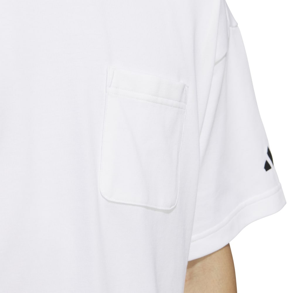 アディダス（adidas）（メンズ）ルーズフィット ヘビーシングルジャージー 半袖ポケットTシャツ KQD20-JM2027