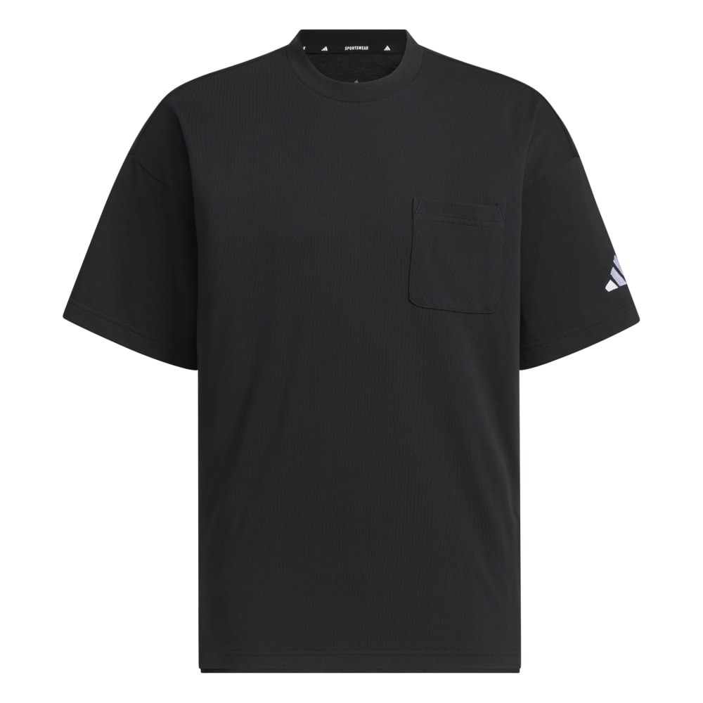 アディダス（adidas）（メンズ）ルーズフィット ヘビーシングルジャージー 半袖ポケットTシャツ KQD20-JM2028