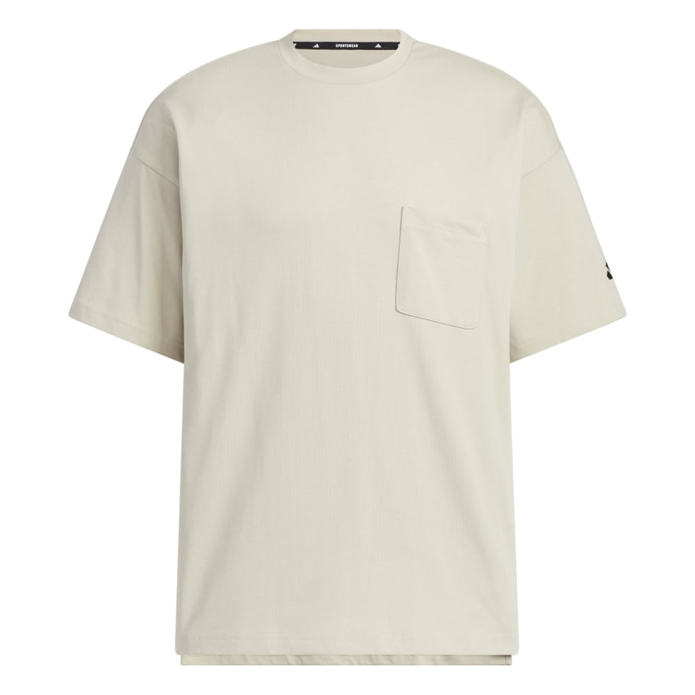アディダス（adidas）（メンズ）ルーズフィット ヘビーシングルジャージー 半袖ポケットTシャツ KQD20-JM2029
