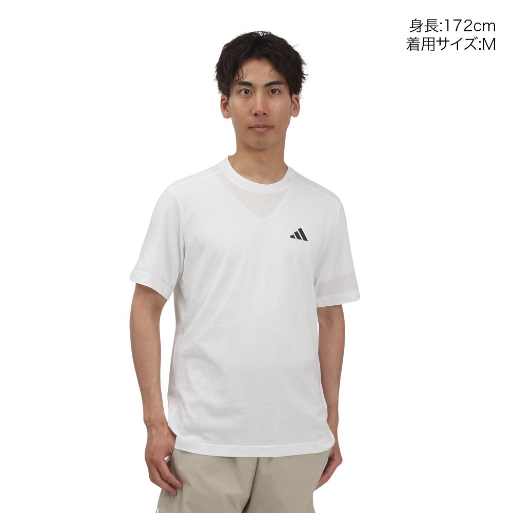 アディダス（adidas）（メンズ）AEROREADY デザインド トゥ ムーブ Feelready スポーツ半袖Tシャツ IWO37-GT5558
