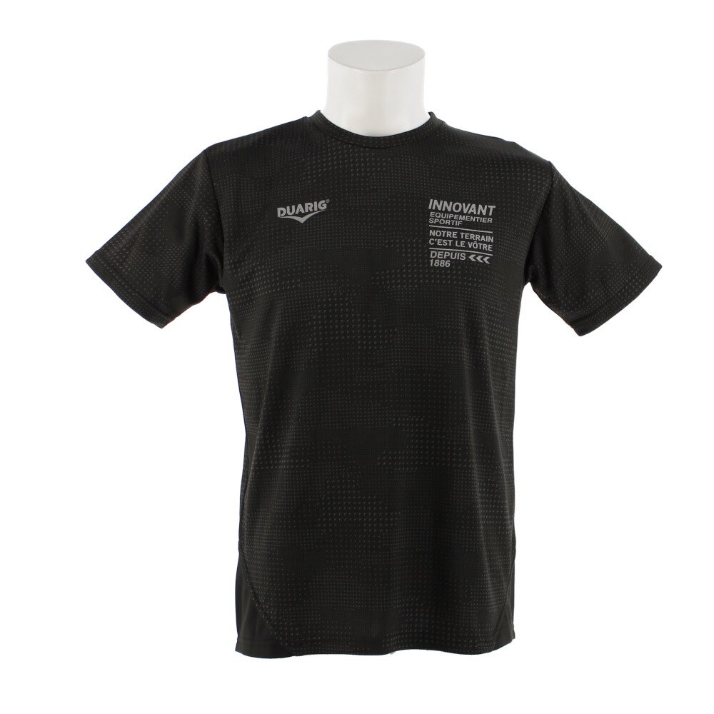 【ポイント15倍】【多少の傷汚れありの為大奉仕】ドライプラス UV総柄Tシャツ 863D8CD5624 BLK オンライン価格