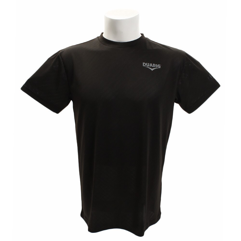  【多少の傷汚れありの為大奉仕】ドライプラス メッシュ ジャガード Tシャツ 863D8HD5629 BLK