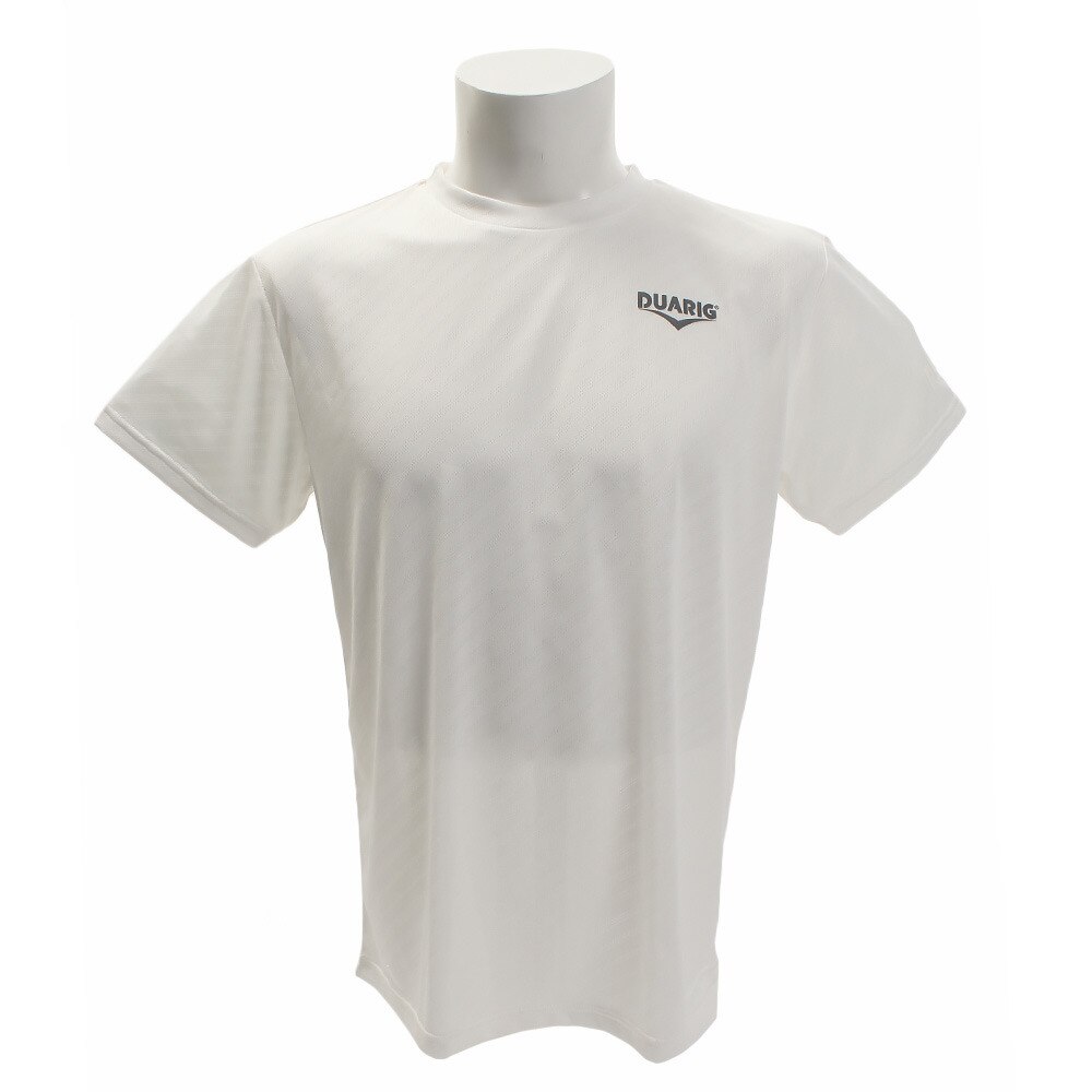  【多少の傷汚れありの為大奉仕】ドライプラス メッシュ ジャガード Tシャツ 863D8HD5629 WHT