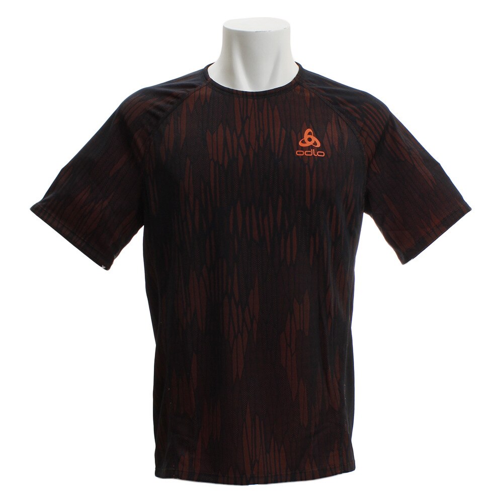 Tシャツ メンズ BL クルーネック 半袖Tシャツ VIGOR 350102 flame-black オンライン価格