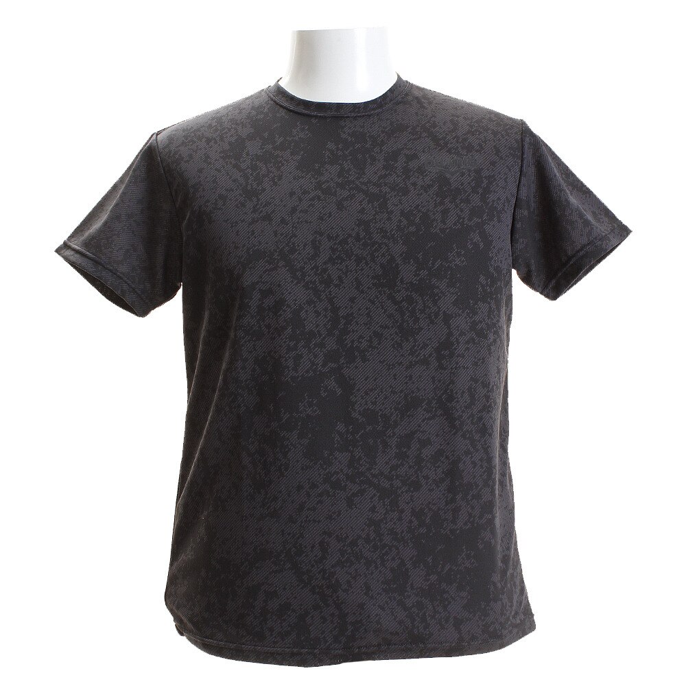  【多少の傷汚れありの為大奉仕】Tシャツ メンズ クールキープ 総柄半袖Tシャツ 863D8UT5887 BLK