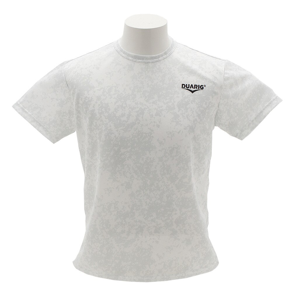  【多少の傷汚れありの為大奉仕】Tシャツ メンズ クールキープ 総柄半袖Tシャツ 863D8UT5887 WHT