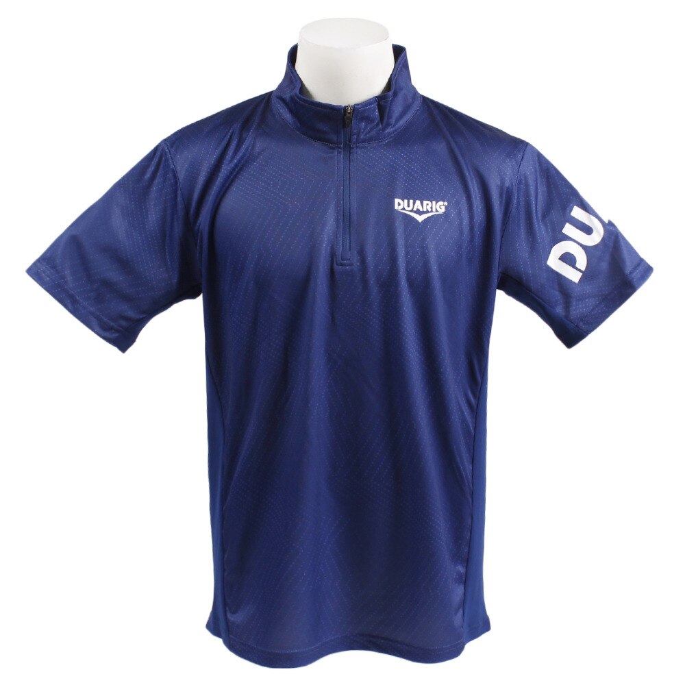  ドライプラス UV ハーフジップTシャツ 863D9CD9308 BLU