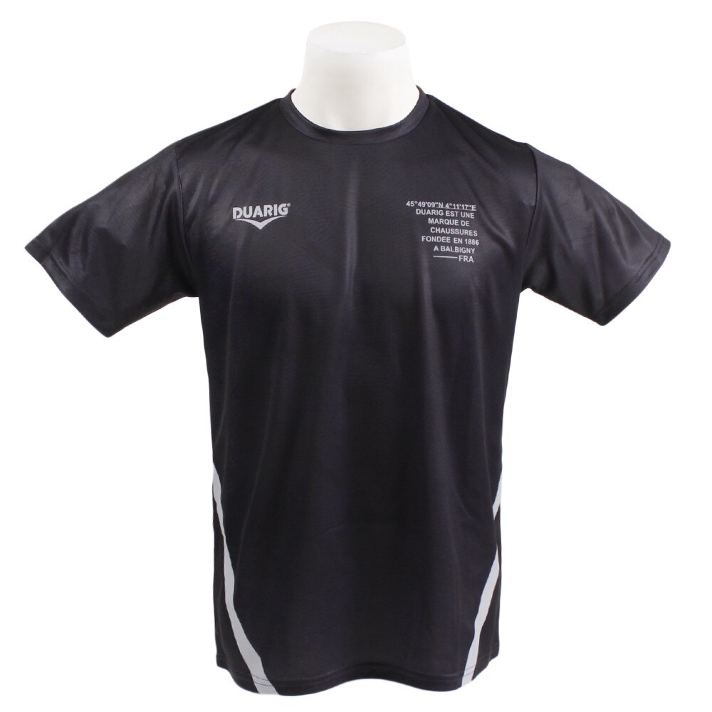 【多少の傷汚れありの為大奉仕】ドライプラス UV メッシュ総柄Tシャツ 863D9CD9311 BLK