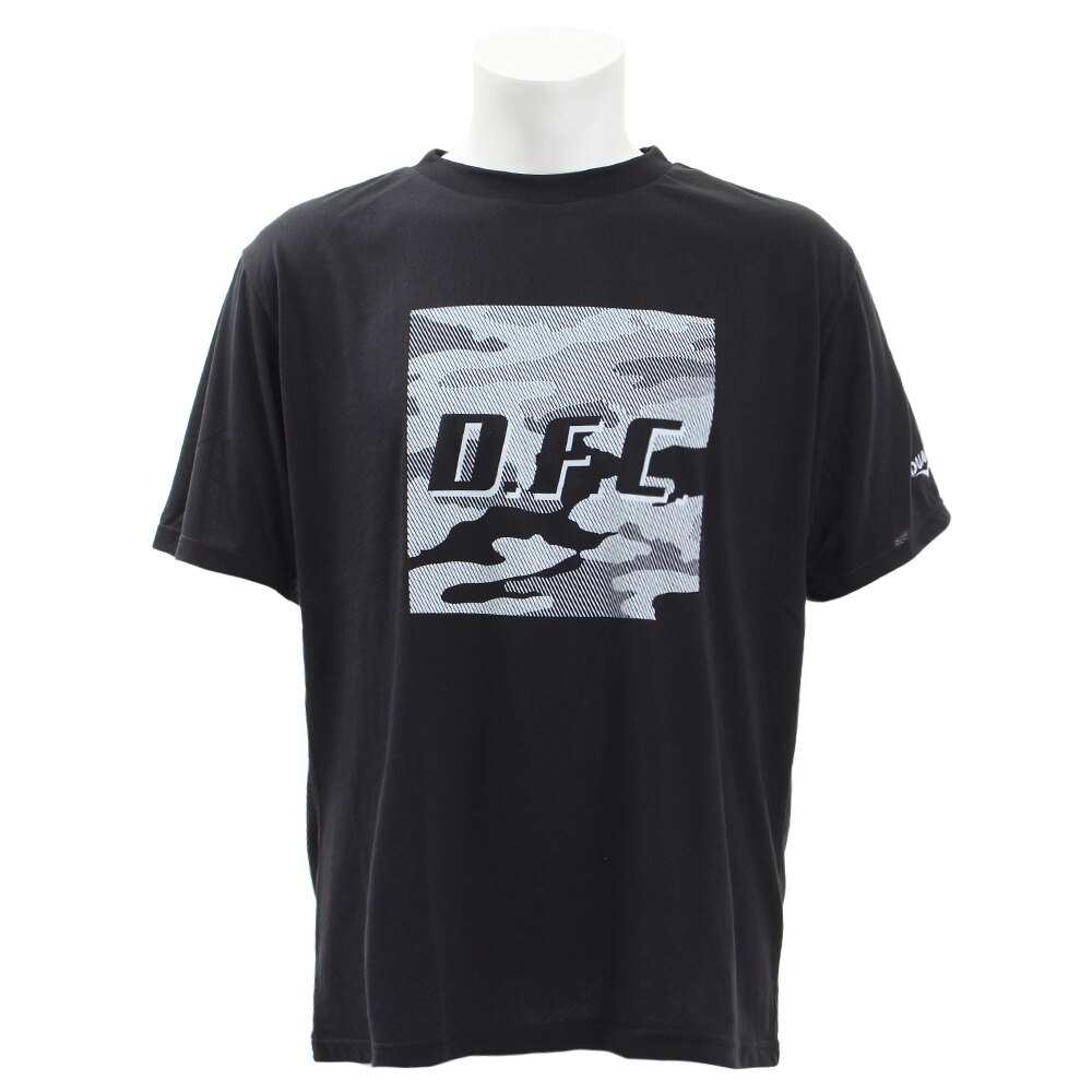  【多少の傷汚れありの為大奉仕】Tシャツ メンズ DFC半袖Tシャツ 863D9FT9354BLK オンライン価格