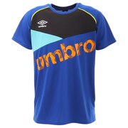 アンブロ（UMBRO）（メンズ）Tシャツ 半袖 バンドルシャツ UMUPJA63XB BLU オンライン限定価格