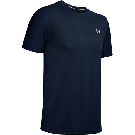Tシャツ メンズ 半袖 シームレス ショートスリーブ 1351449 BLK/MGA AT カットソー オンライン価格