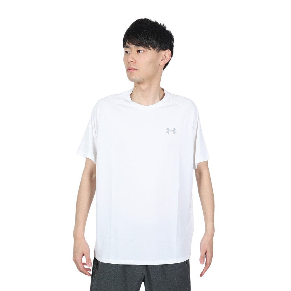 アンダーアーマー（UNDER ARMOUR）（メンズ）UAテック ショートスリーブTシャツ2.0 トレーニング 1358553 WHT/OVC AT カットソー