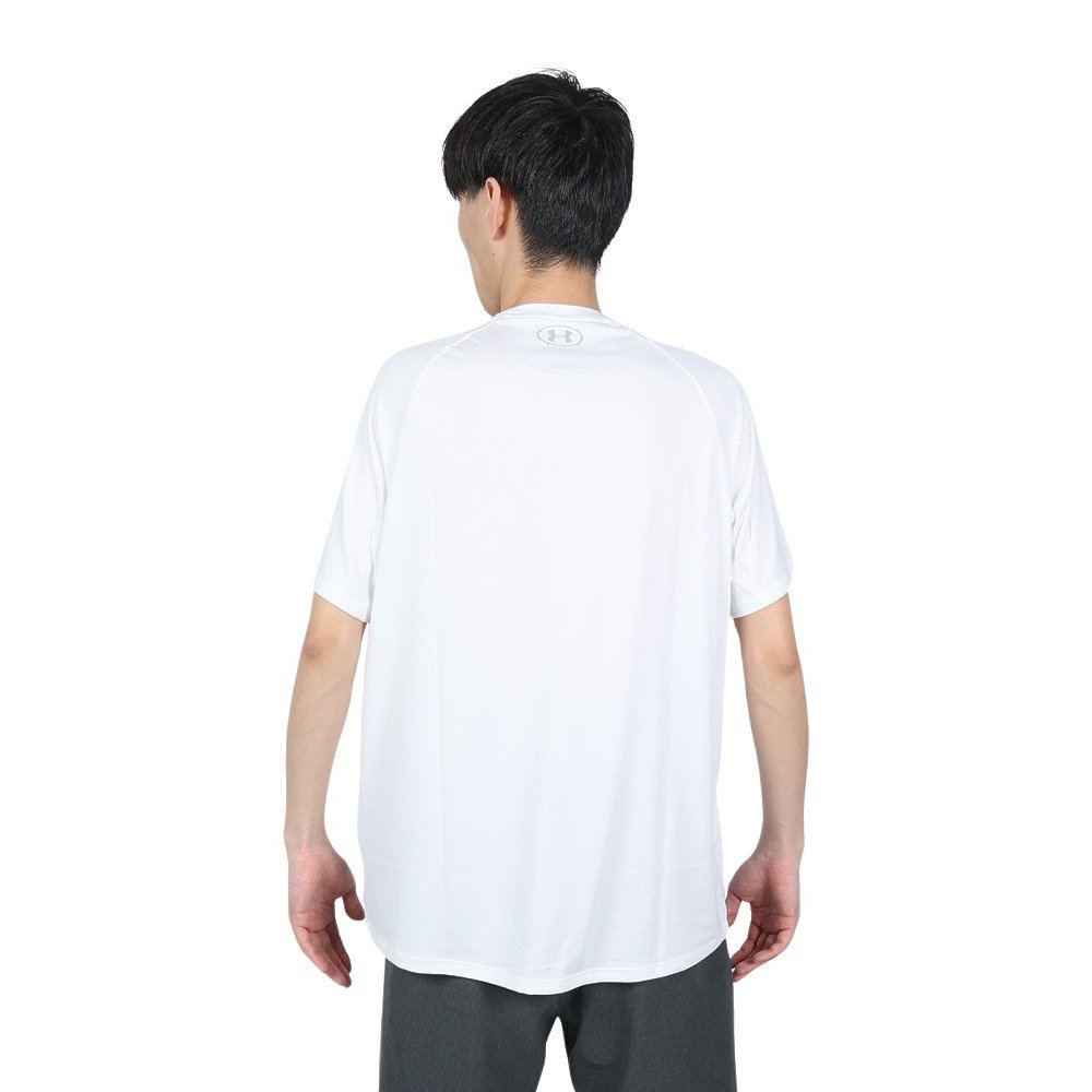 アンダーアーマー（UNDER ARMOUR）（メンズ）UAテック ショートスリーブTシャツ2.0 トレーニング 1358553 WHT/OVC AT カットソー