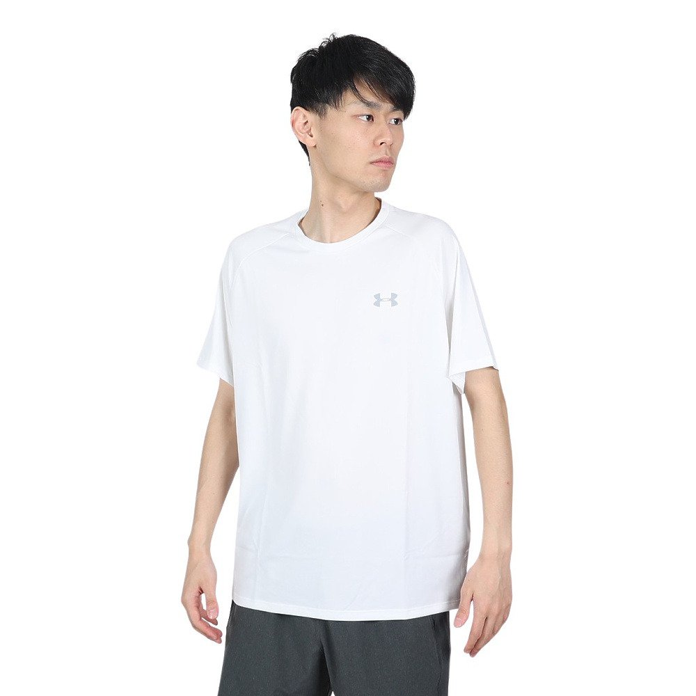 �A���_�[�A�[�}�[ UA�e�b�N �V���[�g�X���[�uT�V���c2.0 �g���[�j���O 1358553 WHT/OVC AT �J�b�g�\�[ �l �z���C�g �E�F�A