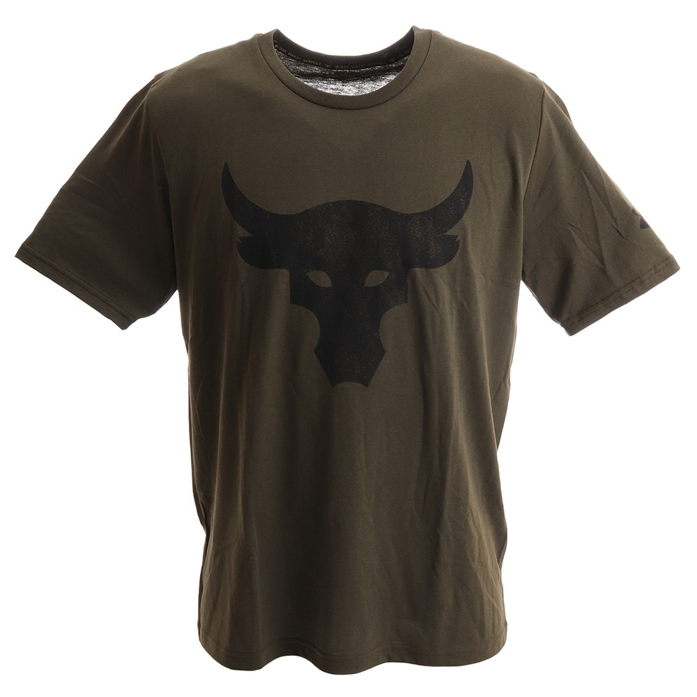  Tシャツ メンズ PROJECT ROCK ショートスリーブ BRAHMA BULL Tシャツ 1351582 GUG/BLK AT