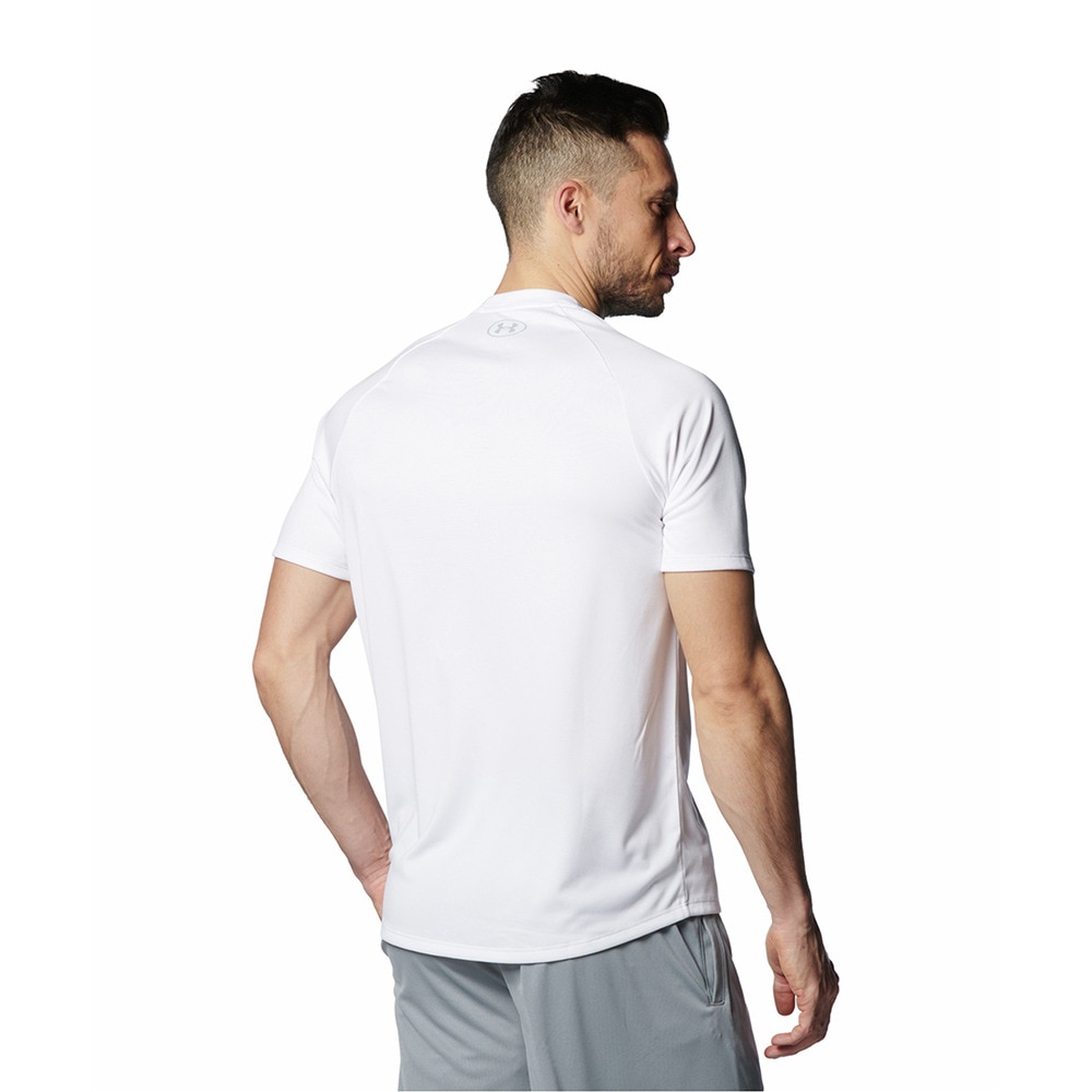 アンダーアーマー（UNDER ARMOUR）（メンズ）メンズ テック2.0 ショートスリーブ Tシャツ 1358553 WHT/OVC AT 半袖