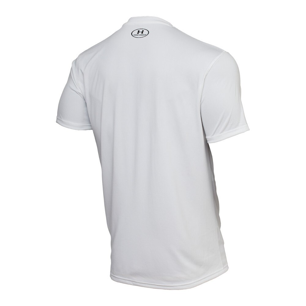 アンダーアーマー（UNDER ARMOUR）（メンズ）Tシャツ 半袖 テック ビッグロゴ ショートスリーブ 1359132 WHT AT  オンライン価格 アウトドア・キャンプ用品はエルブレス
