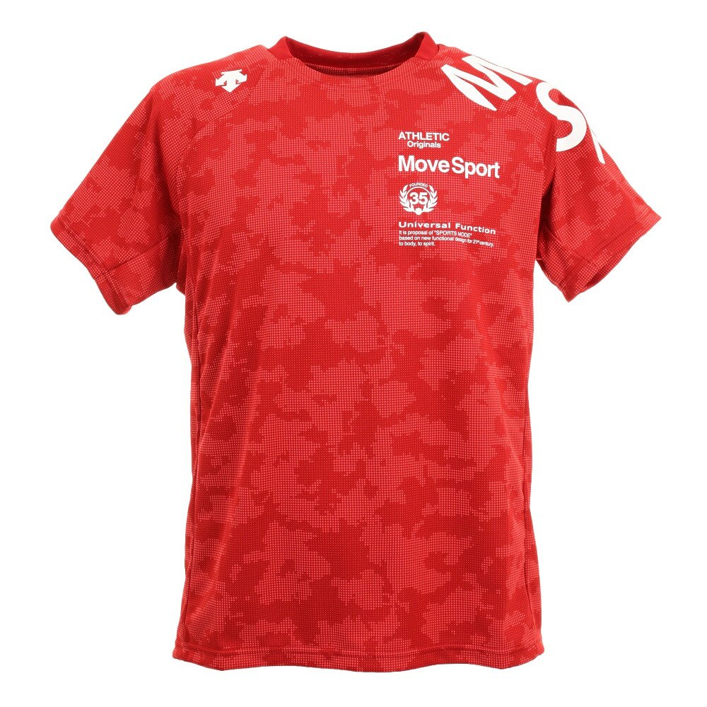  ジャガードグラフィック 半袖Tシャツ DMMRJA55 RD