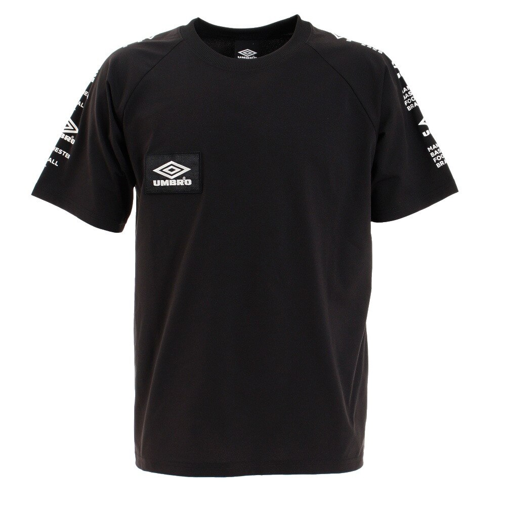  ヘリテージ スリーブプリント 半袖 Tシャツ ULURJA57 BLK