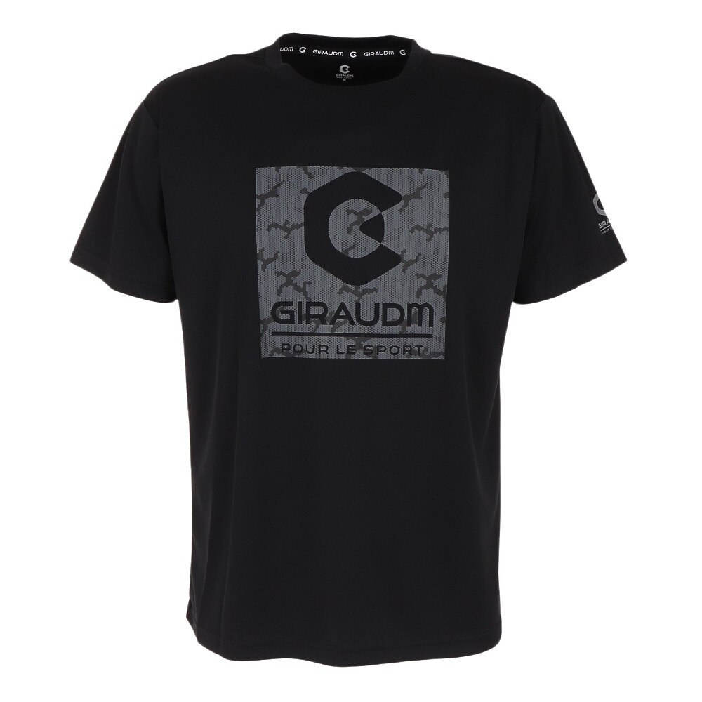  洗っても機能が続く UV 吸汗速乾 半袖メッシュTシャツ 863GM1CD6663 BLK