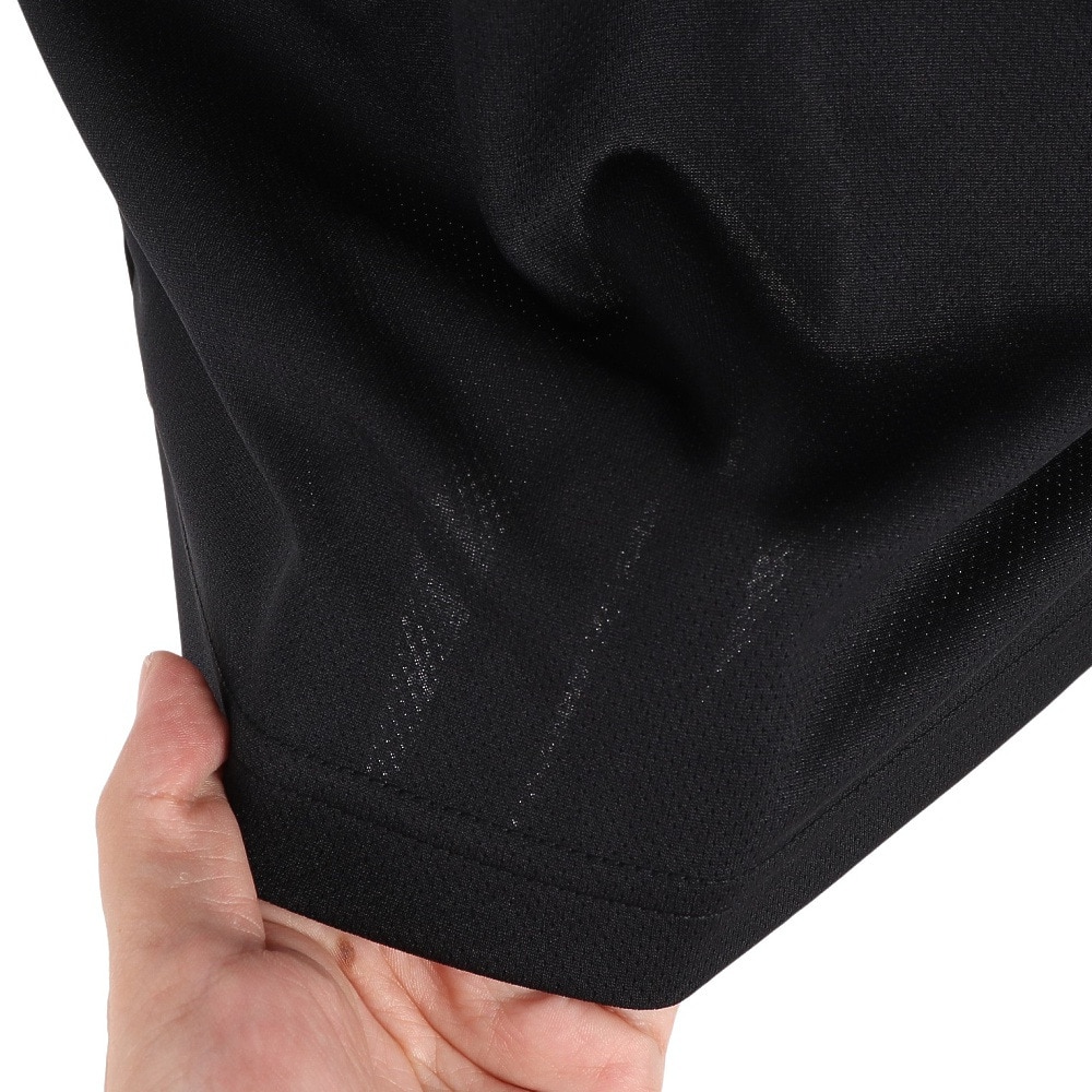 ジローム（GIRAUDM）（メンズ）洗っても機能が続く UVカット 速乾  UV 吸汗速乾 半袖メッシュTシャツ 863GM1CD6666 BLK