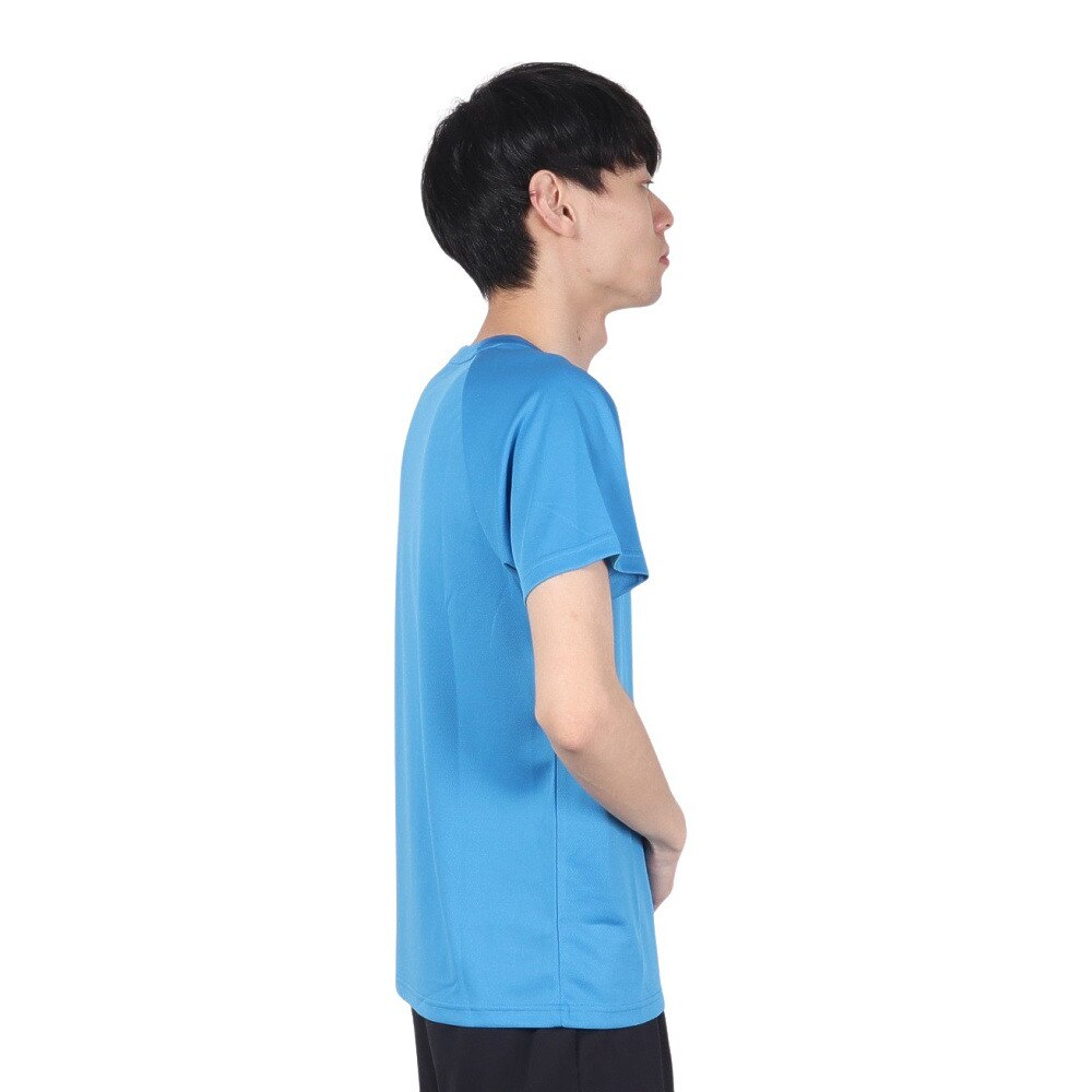 ジローム（GIRAUDM）（メンズ）ドライ 吸汗速乾 UVカット 半袖メッシュTシャツ 863GM1CD6669 BLU★★★