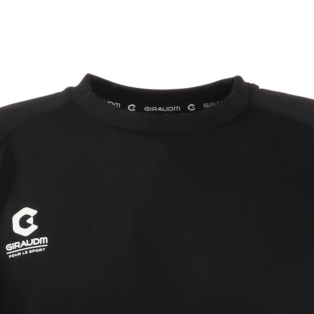 ジローム（GIRAUDM）（メンズ）ドライ 吸汗速乾 UVカット 半袖メッシュTシャツ 863GM1CD6670 BLK