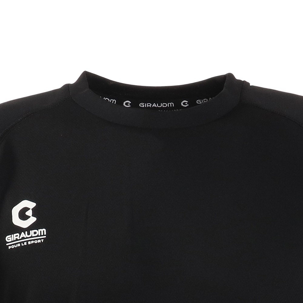 ジローム（GIRAUDM）（メンズ）ドライ 吸汗速乾 UVカット 半袖メッシュTシャツ 863GM1CD6670 BLK★★★