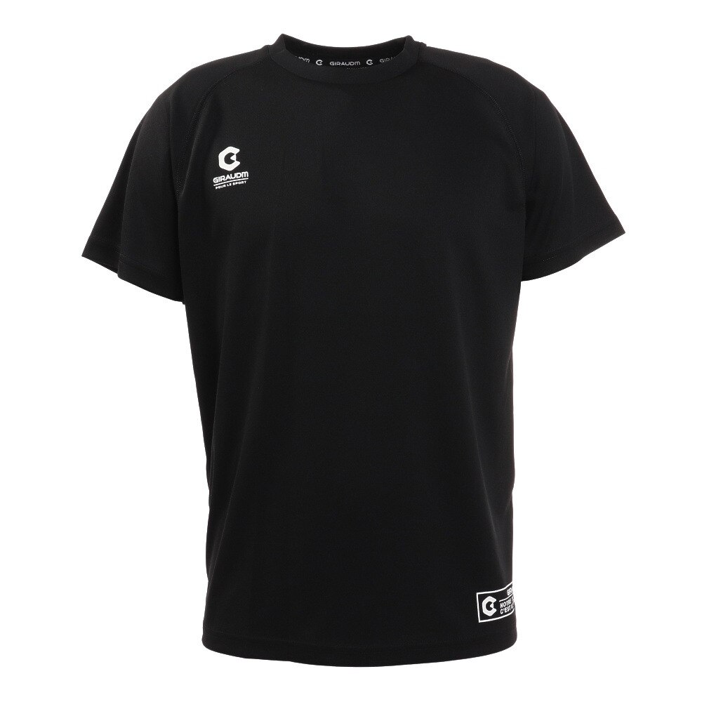  洗っても機能が続く UVカット 速乾  UV 吸汗速乾 半袖メッシュTシャツ 863GM1CD6670 BLK