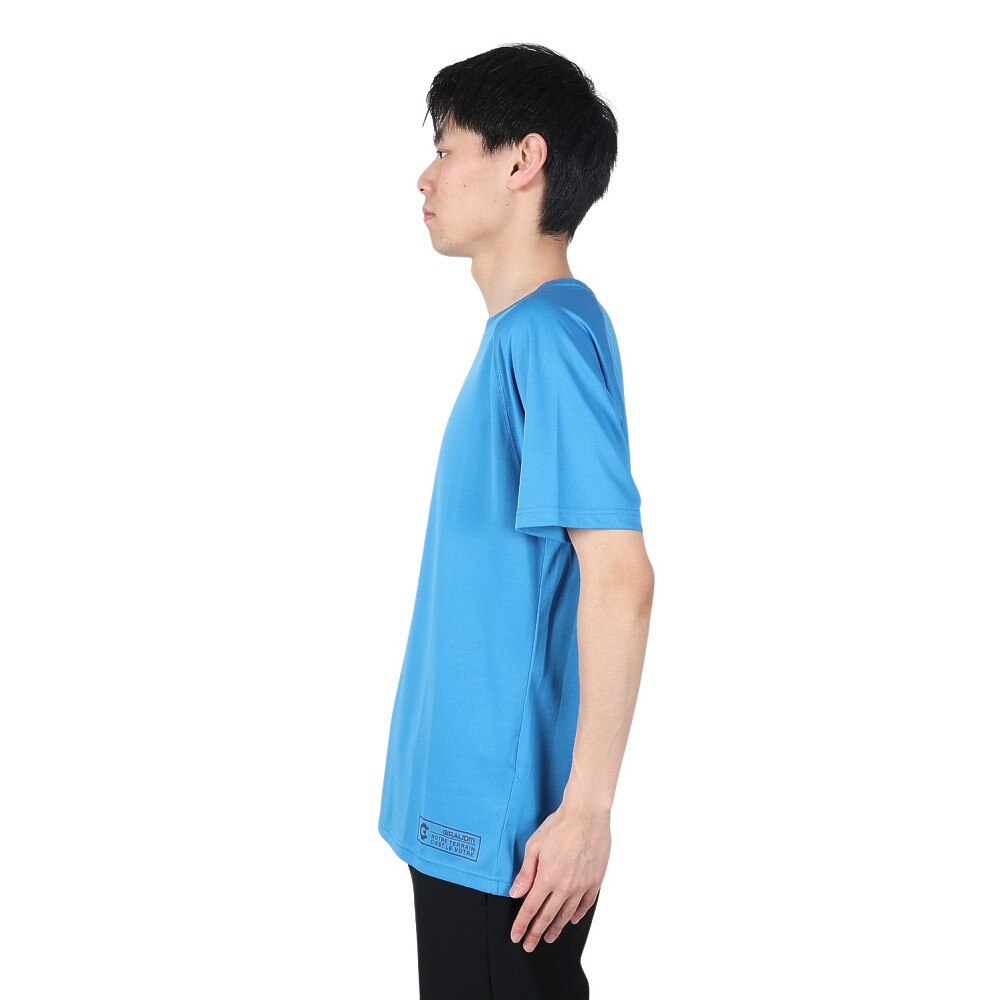 ジローム（GIRAUDM）（メンズ）洗っても機能が続く UVカット 速乾  UV 吸汗速乾 半袖メッシュTシャツ 863GM1CD6670 BLU★★★