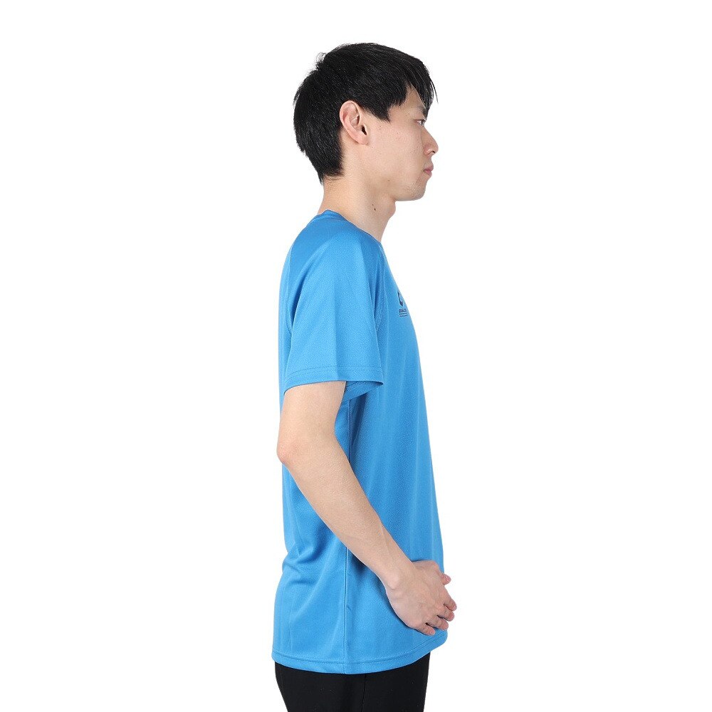 ジローム（GIRAUDM）（メンズ）洗っても機能が続く UVカット 速乾  UV 吸汗速乾 半袖メッシュTシャツ 863GM1CD6670 BLU★★★