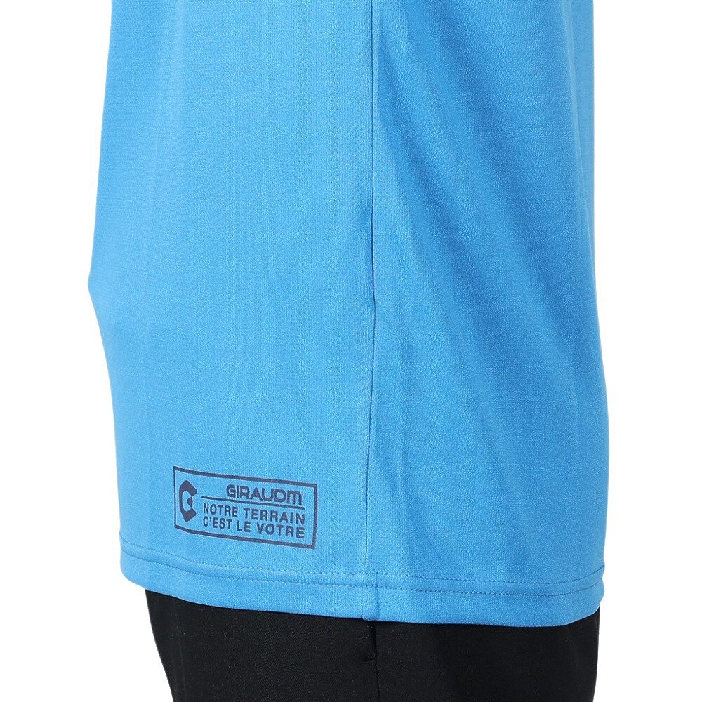 ジローム（GIRAUDM）（メンズ）洗っても機能が続く UVカット 速乾  UV 吸汗速乾 半袖メッシュTシャツ 863GM1CD6670 BLU★★★