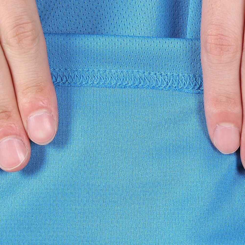ジローム（GIRAUDM）（メンズ）洗っても機能が続く UVカット 速乾  UV 吸汗速乾 半袖メッシュTシャツ 863GM1CD6671 BLU