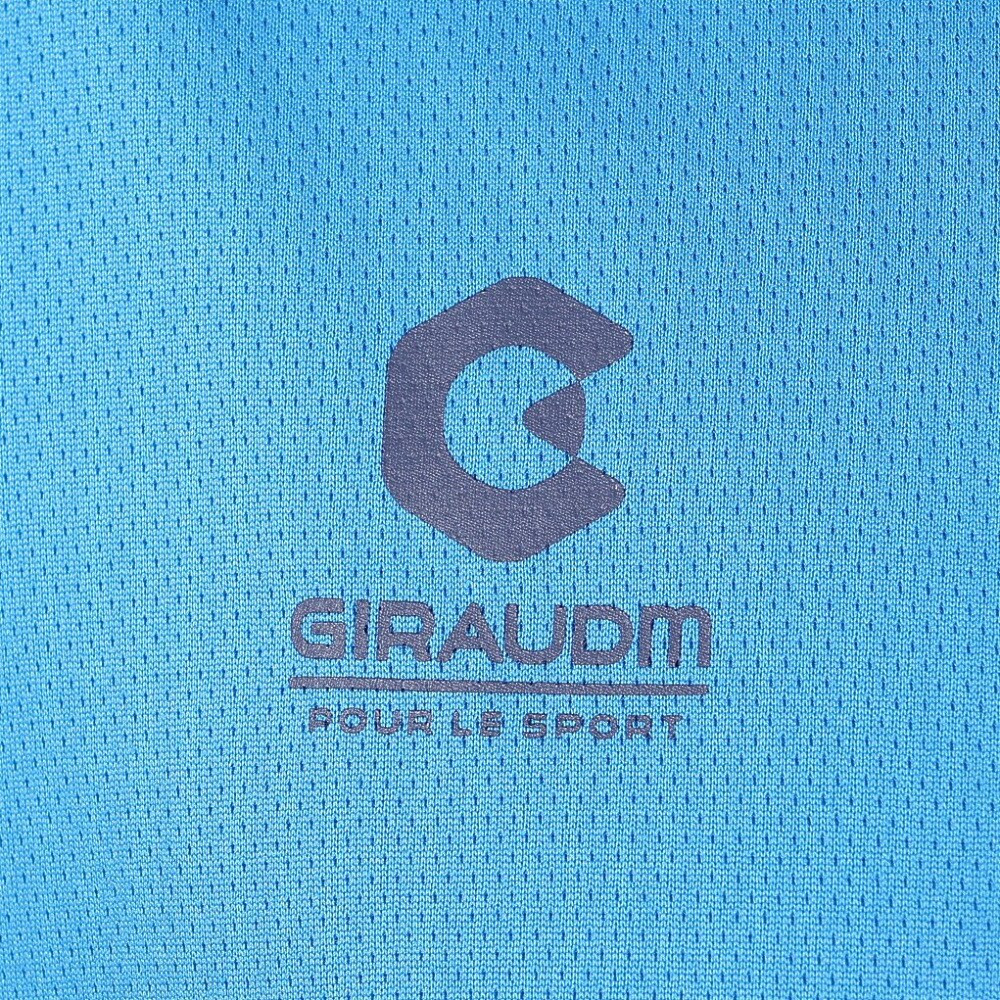 ジローム（GIRAUDM）（メンズ）洗っても機能が続く UVカット 速乾  UV 吸汗速乾 半袖メッシュTシャツ 863GM1CD6671 BLU★★★