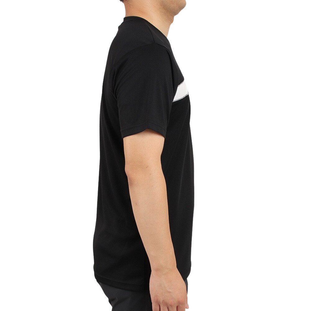 ジローム（GIRAUDM）（メンズ）ドライ 吸汗速乾 UVカット 半袖メッシュTシャツ 863GM1CD6672 BLK★★★