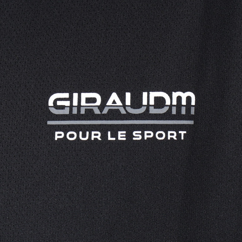 ジローム（GIRAUDM）（メンズ）ドライ 吸汗速乾 UVカット 半袖メッシュTシャツ 863GM1CD6673 BLK