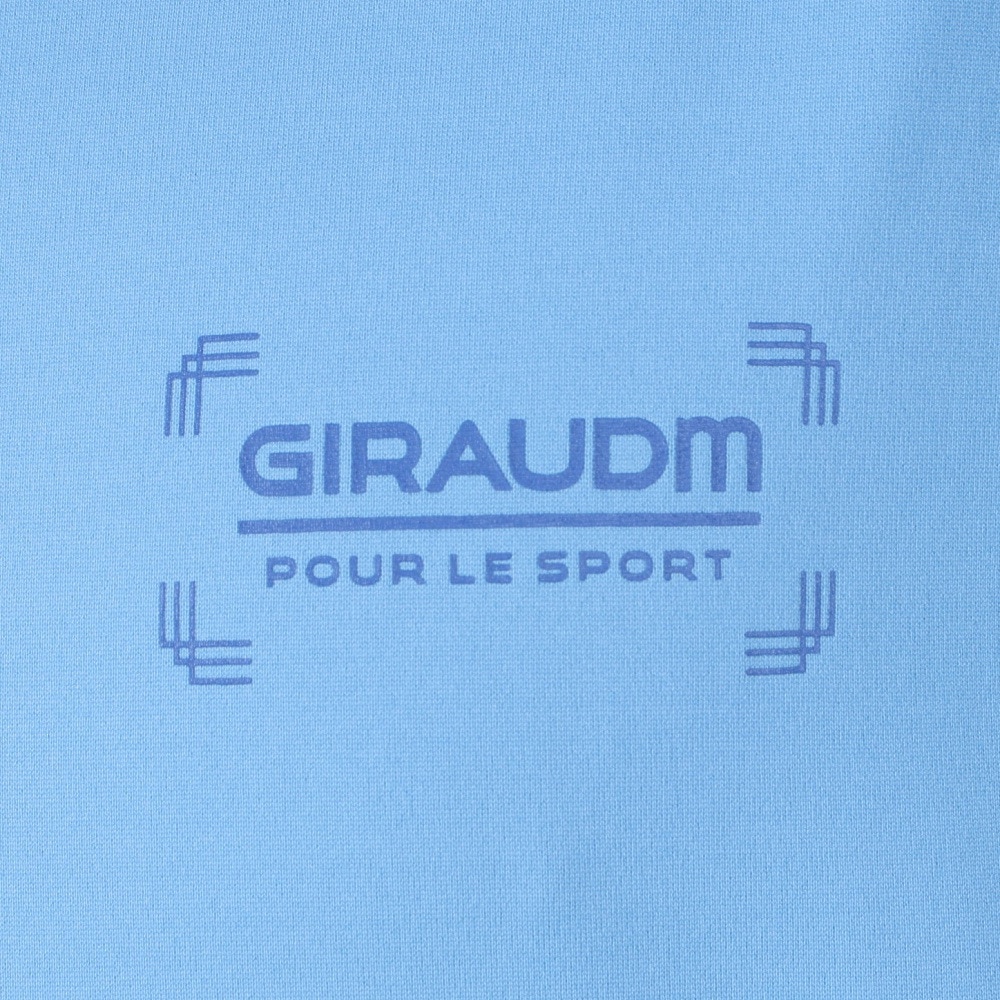 ジローム（GIRAUDM）（メンズ）ドライ 吸汗速乾 接触冷感 UVカット ハイブリッド半袖Tシャツ 863GM1EG6708 BLU