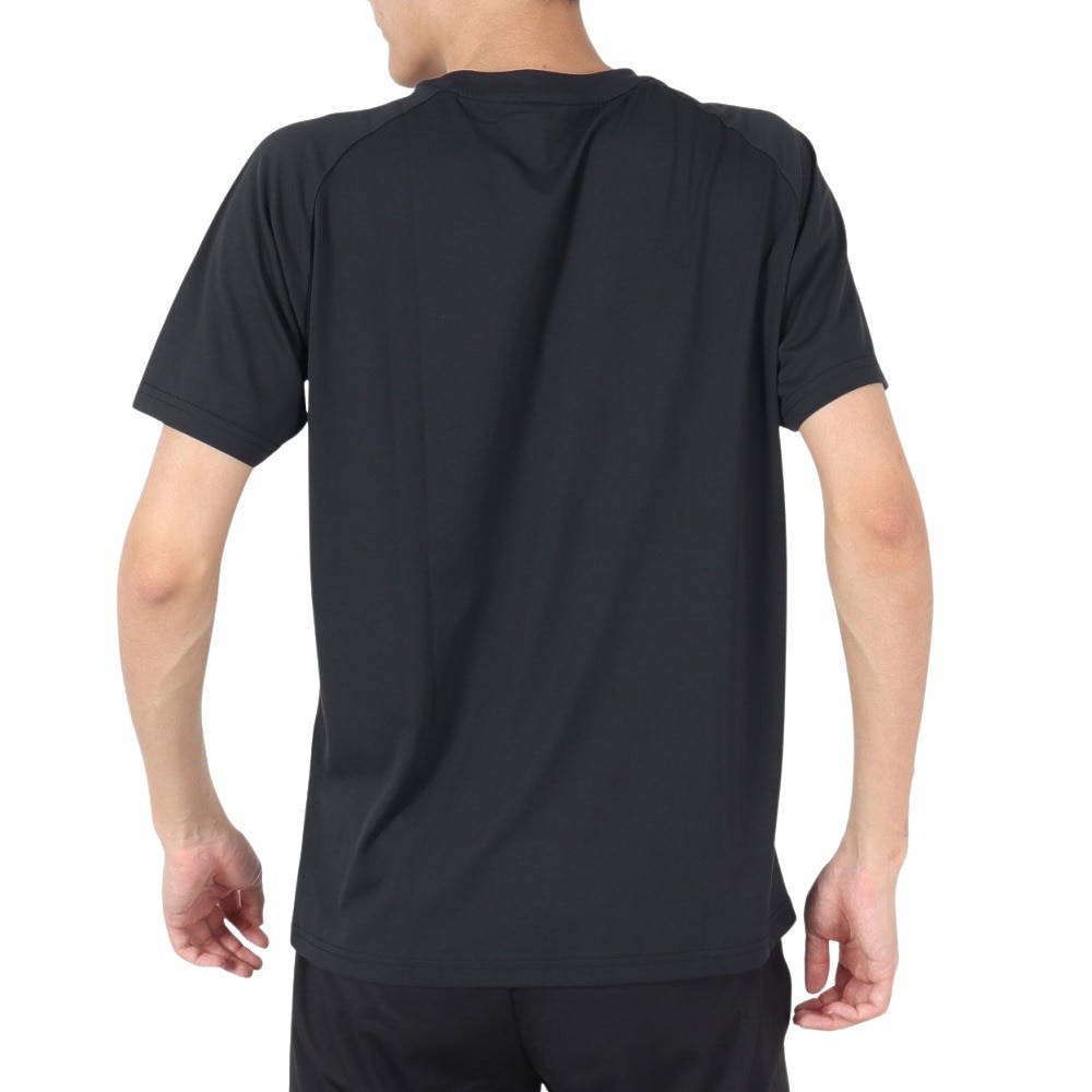 ジローム（GIRAUDM）（メンズ）ドライ 吸汗速乾 接触冷感 UVカット ハイブリッド半袖Tシャツ 863GM1EG6709 BLK