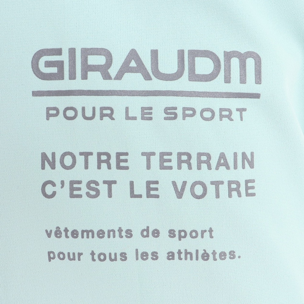 ジローム（GIRAUDM）（メンズ）洗っても機能が続く UV 吸汗速乾 接触冷感 ドライプラスクール ハイブリッド半袖Tシャツ 863GM1EG6710 GRN