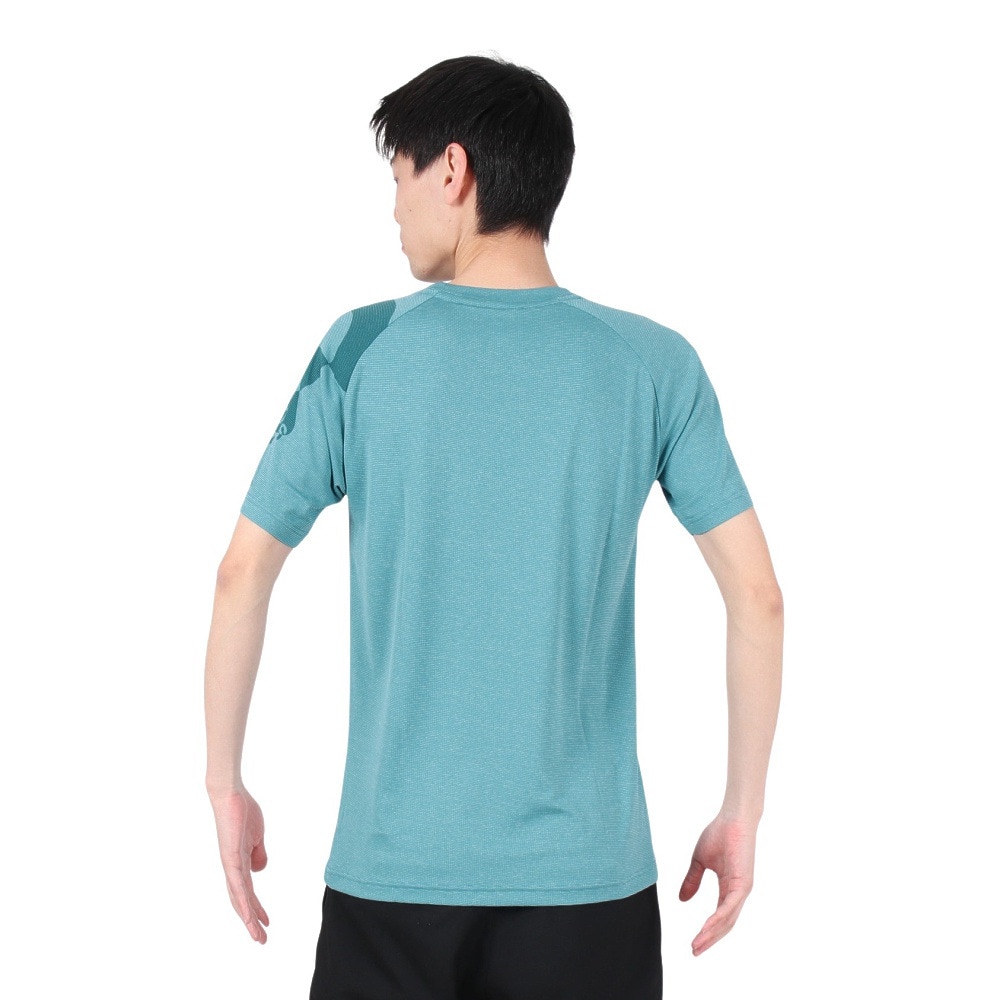 ジローム（GIRAUDM）（メンズ）洗っても機能が続く UV 吸汗速乾冷感 ドライプラスクール 半袖Tシャツ 863GM1ES6704 GRN 冷感 接触冷感 クール★★★