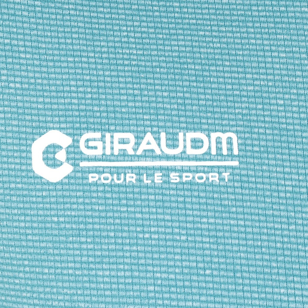 ジローム（GIRAUDM）（メンズ）洗っても機能が続く UV 吸汗速乾冷感 ドライプラスクール 半袖Tシャツ 863GM1ES6704 GRN 冷感 接触冷感 クール★★★