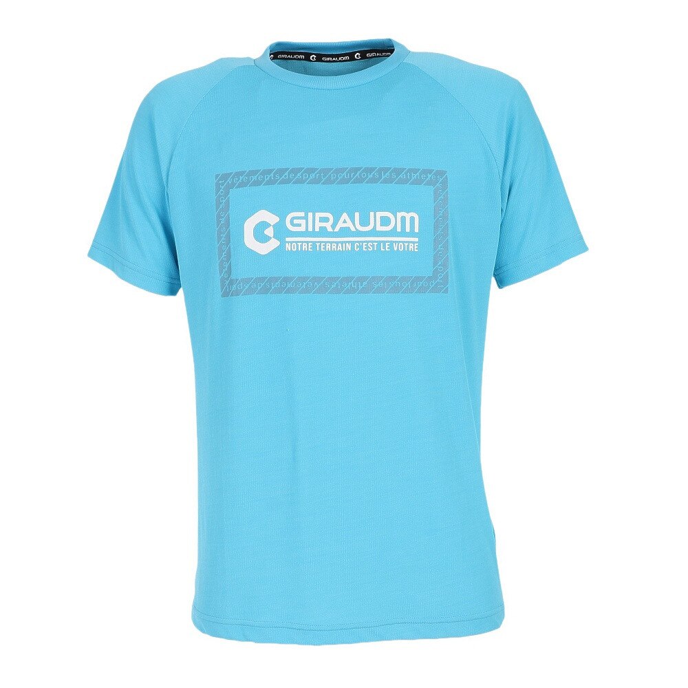  洗っても機能が続く UV 吸汗速乾冷感 ドライプラスクール 半袖Tシャツ 863GM1ES6705 BLU