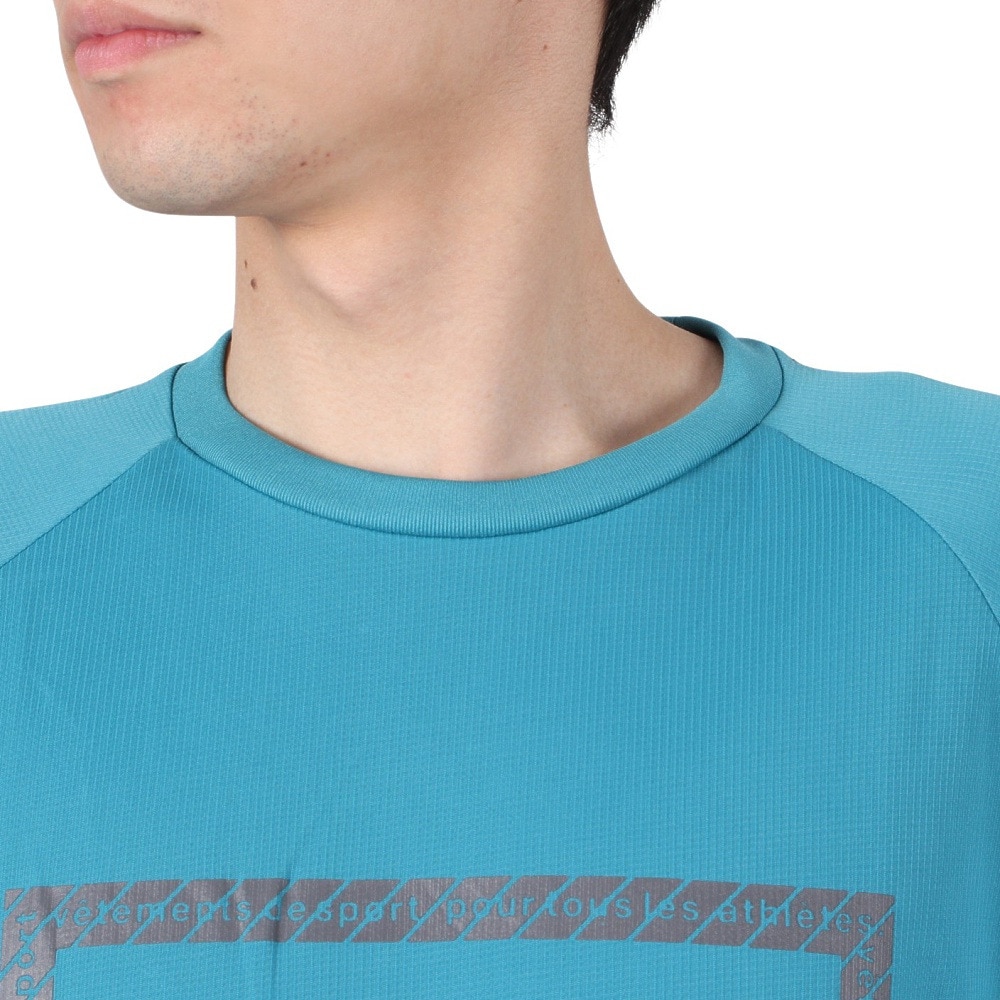 ジローム（GIRAUDM）（メンズ）ドライ 吸汗速乾 接触冷感 UVカット 半袖Tシャツ 863GM1ES6705 GRN 冷感 クール