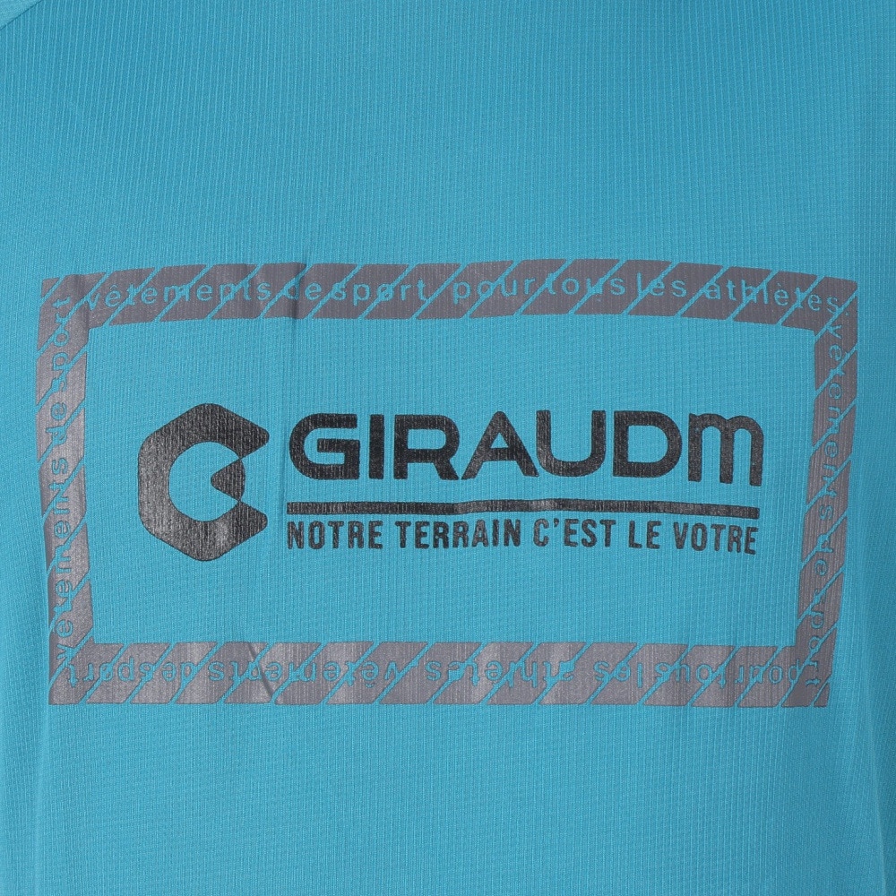 ジローム（GIRAUDM）（メンズ）ドライ 吸汗速乾 接触冷感 UVカット 半袖Tシャツ 863GM1ES6705 GRN 冷感 クール