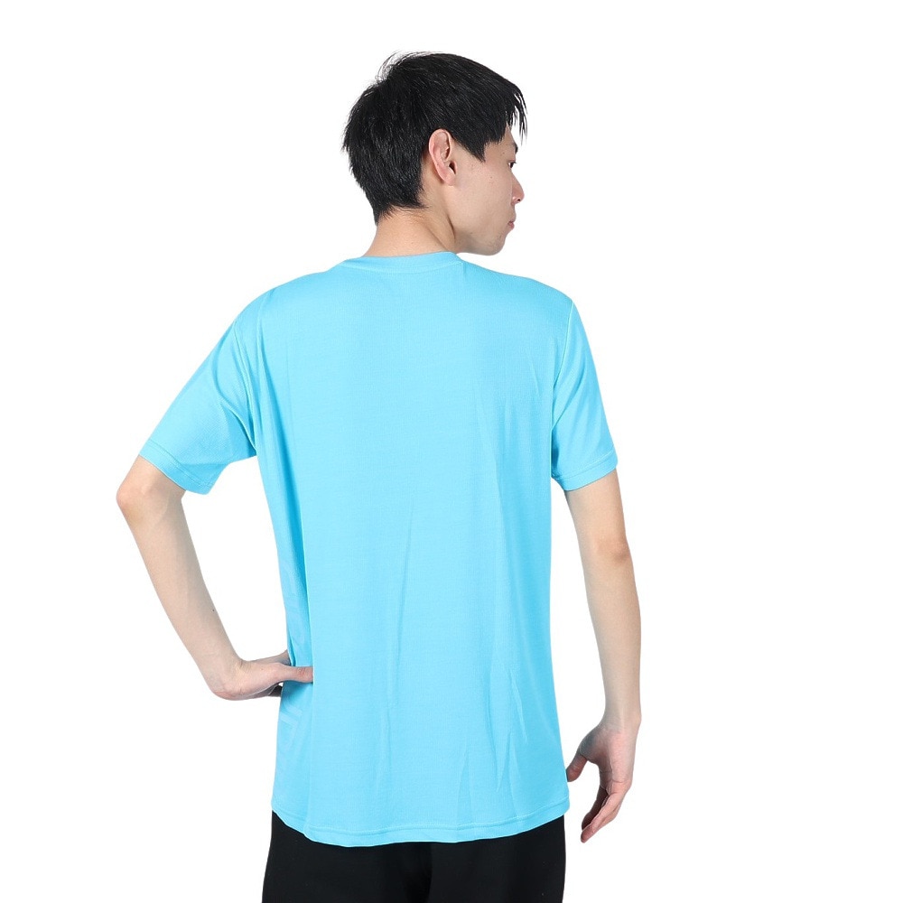 ジローム（GIRAUDM）（メンズ）洗っても機能が続く UV 吸汗速乾 接触冷感 ドライプラスクール 半袖Tシャツ 863GM1ES6706 BLU 冷感 接触冷感 クール